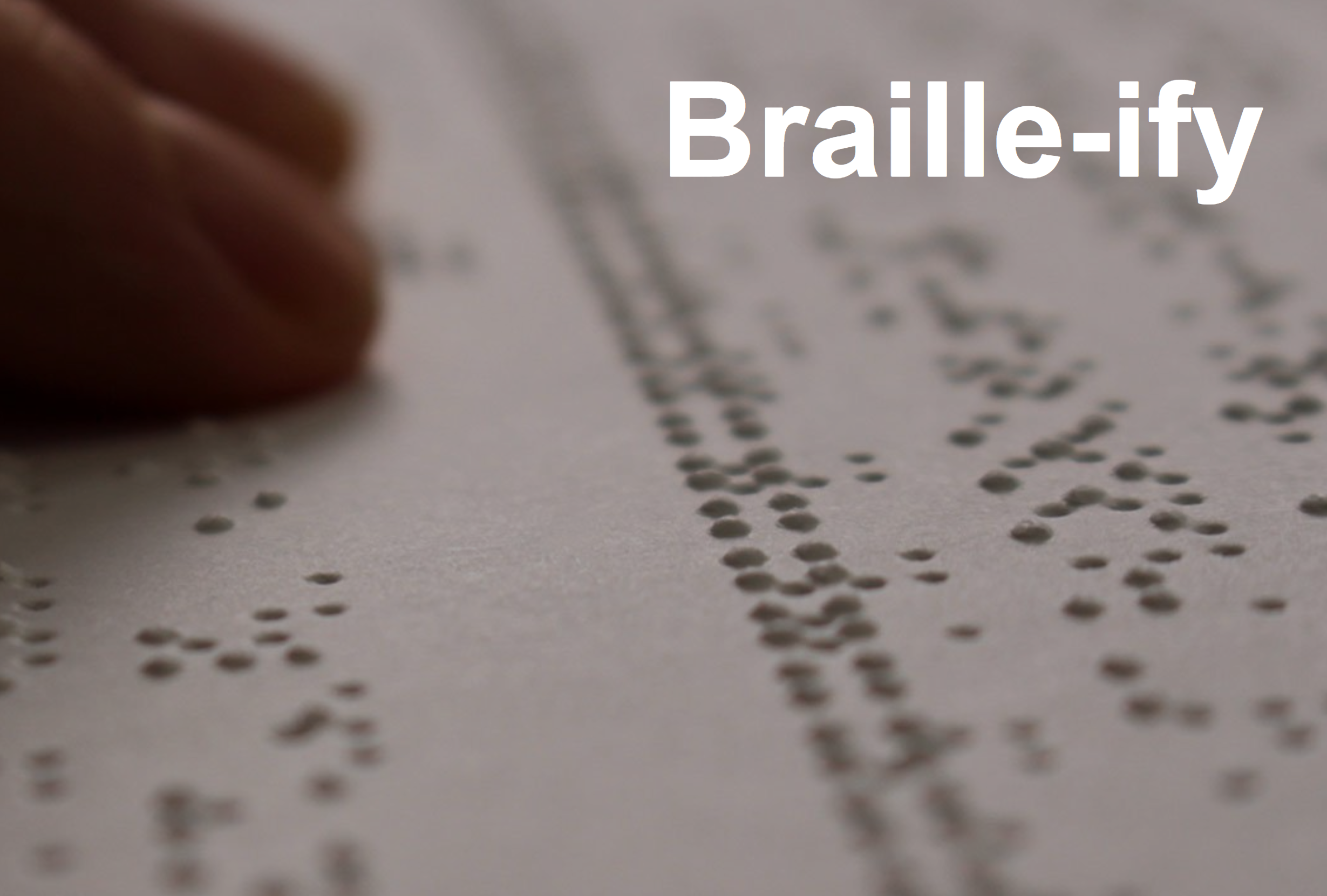 Braille-ify